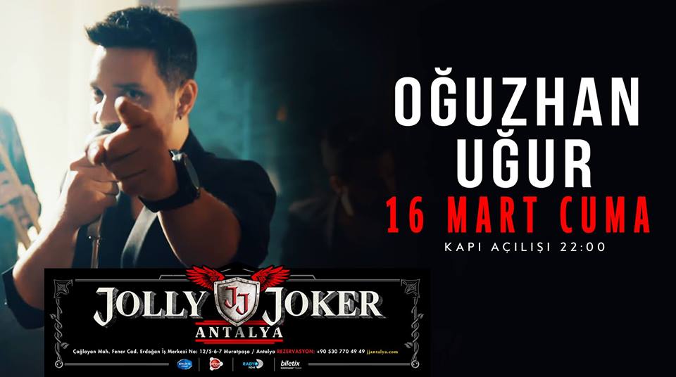 Огузхан Угур выступит в Анталье 16 марта