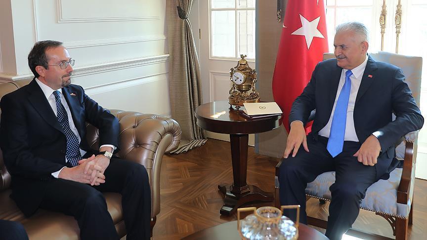 Премьер Турции Бинали Йылдырым принял посла США 