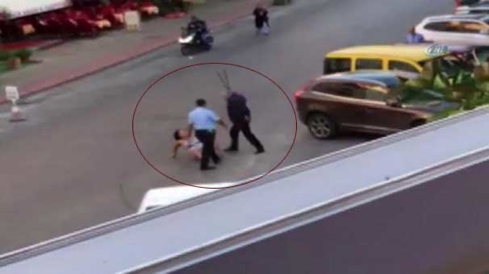 Женщина, которую избили полицейские в Аланье оказалась гражданкой Кыргызстана