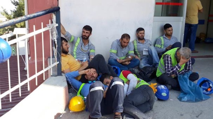 Более 250 рабочих в Измире получили пищевое отравление