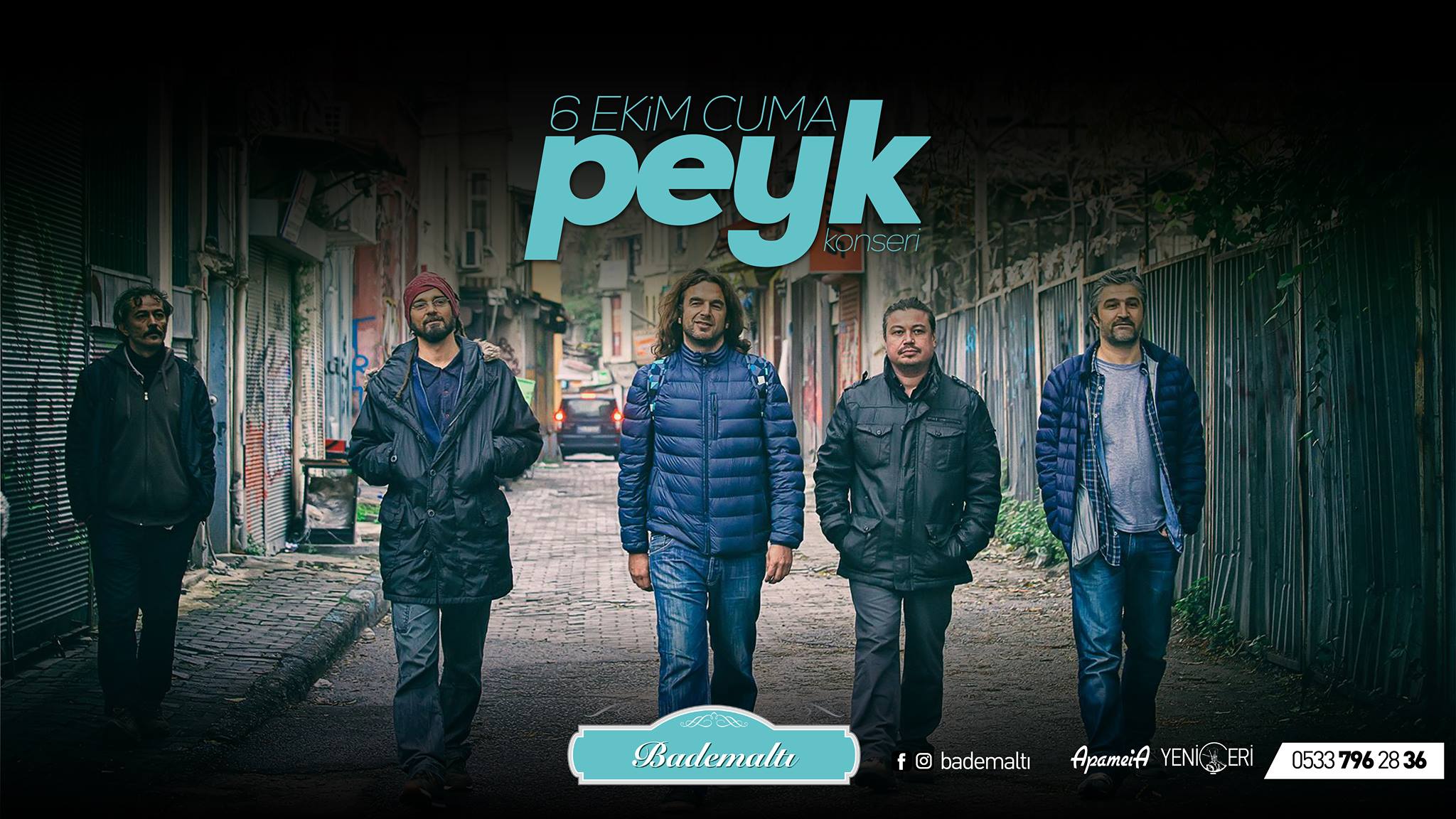Концерт группы Peyk пройдёт в Анталье в эту пятницу