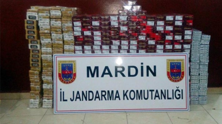 В Мардине задержана крупная партия контрабандных сигарет