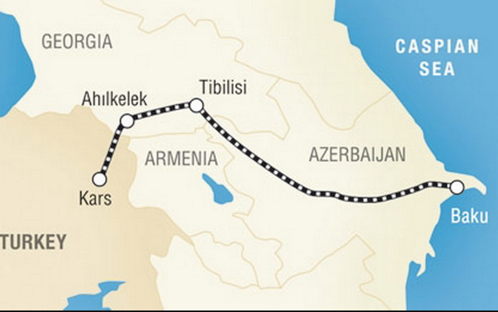  Подготовка к открытию международной железнодорожной линии Карс-Тбилиси-Баку 