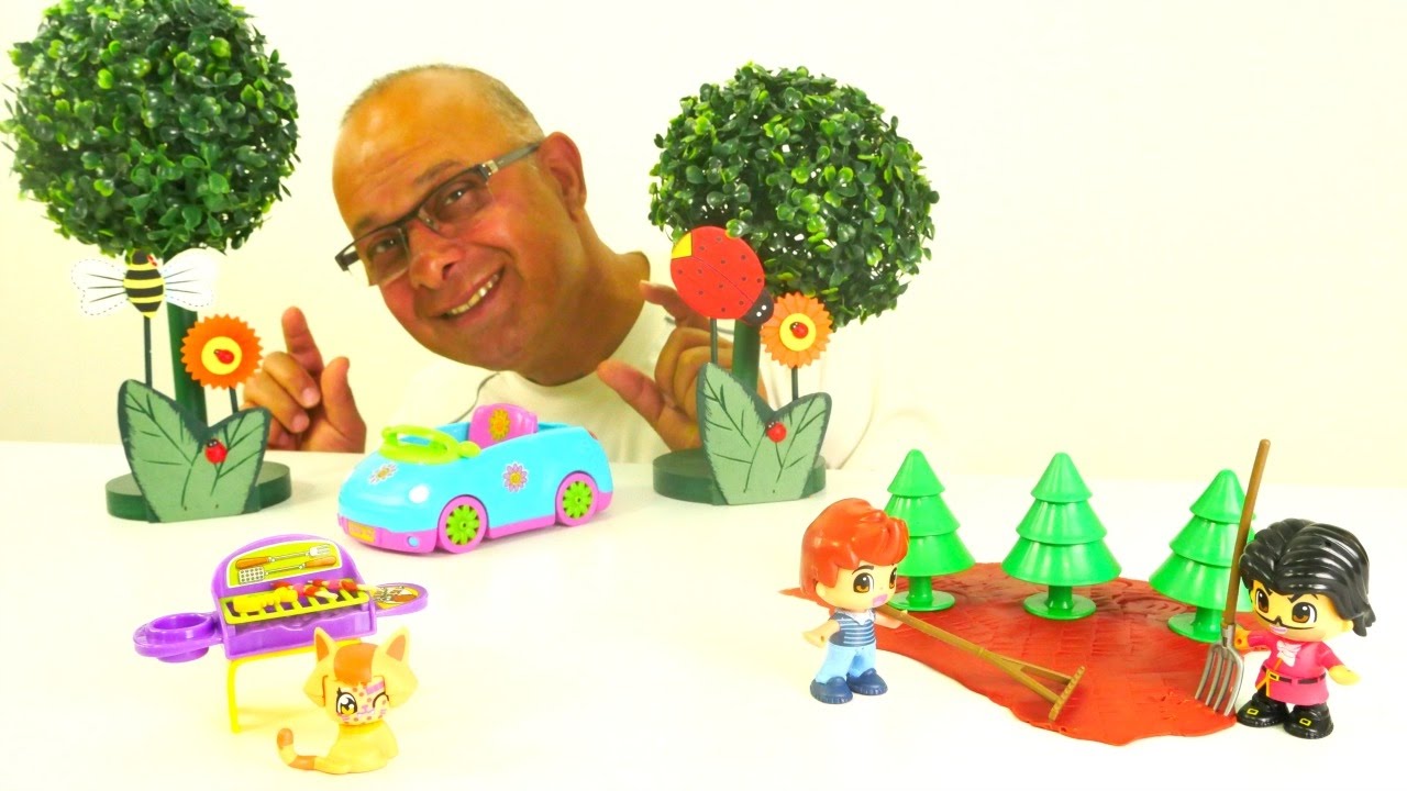 Новое видео: игрушки Пинипон решили устроить в лесу пикник