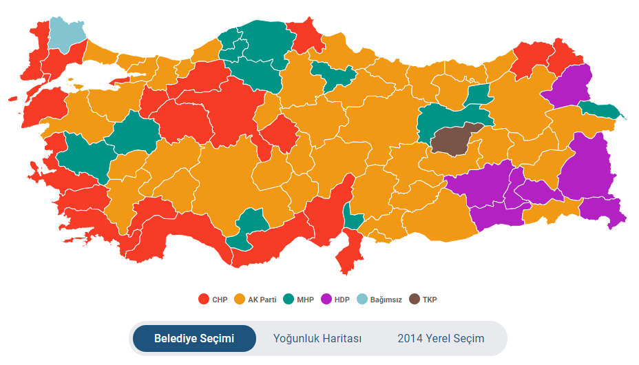 Опубликованы уточненные результаты выборов в Турции