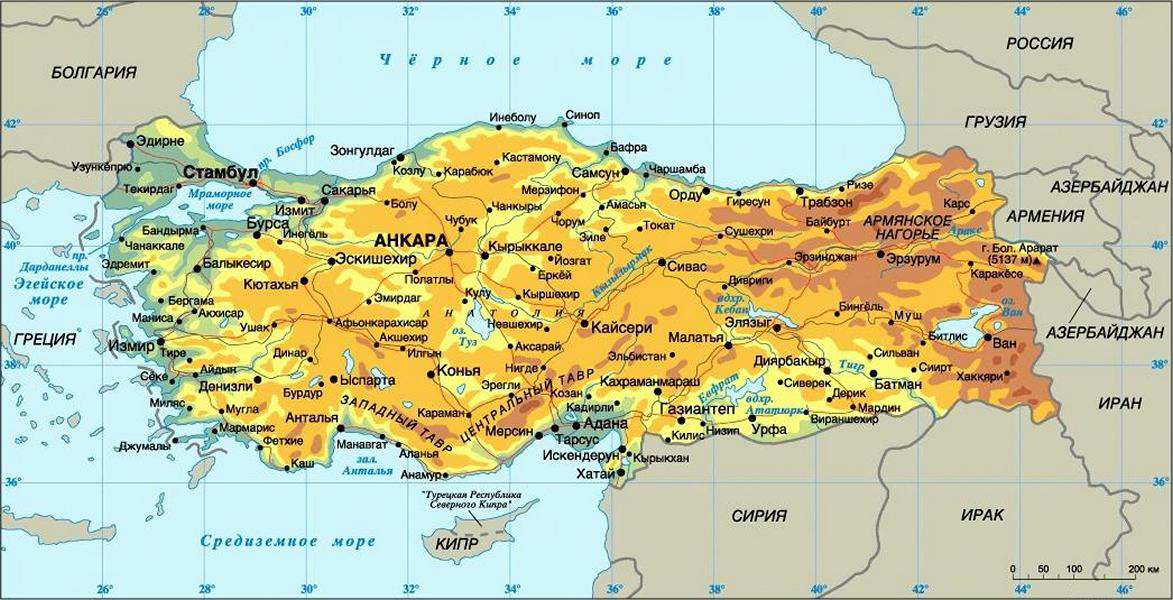 Полезные телефоны и адреса в Турции