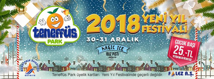 Новогодние мероприятия для детей пройдут в Teneffüs Park в Анталье 30 и 31 декабря