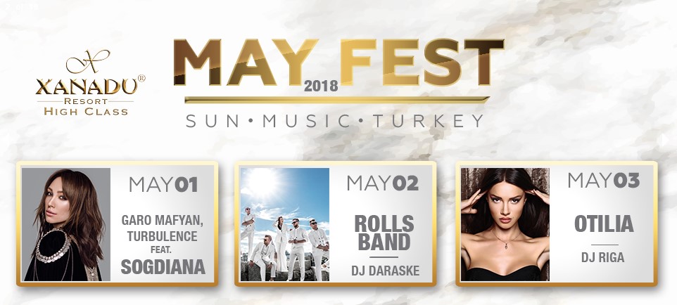 "MayFest" состоится в отеле "Xanadu" со 1 по 3 мая