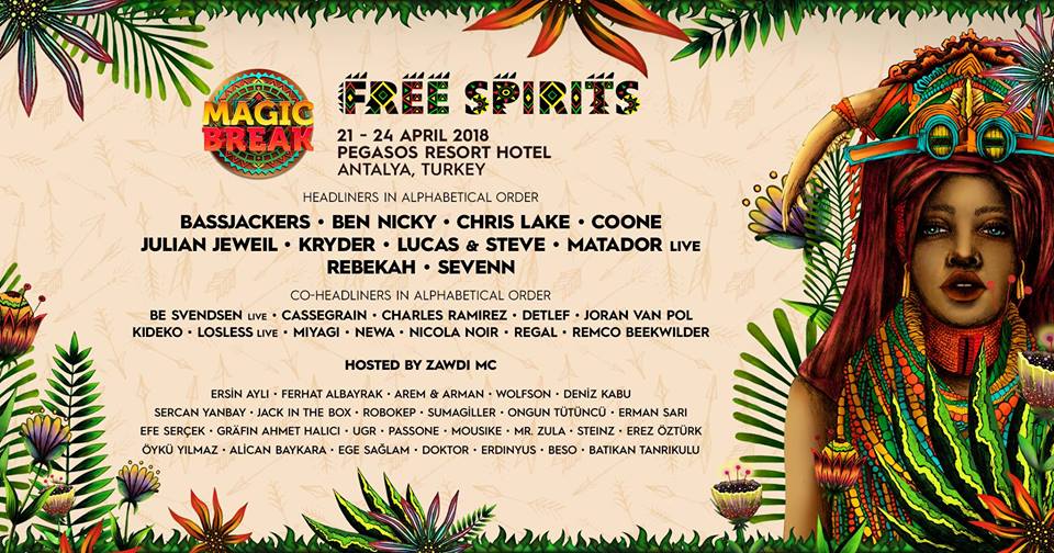 Фестиваль "Free Spirits" состоится в Аланье с 21 по 24 апреля
