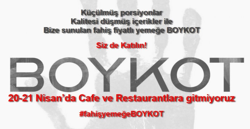 В Турции бойкотируют кафе и рестораны