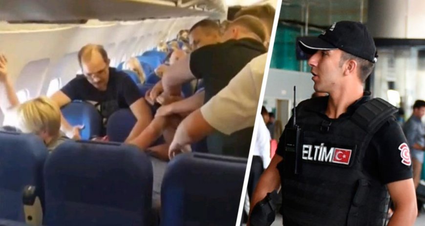 В Турции задержали туриста на борту самолета
