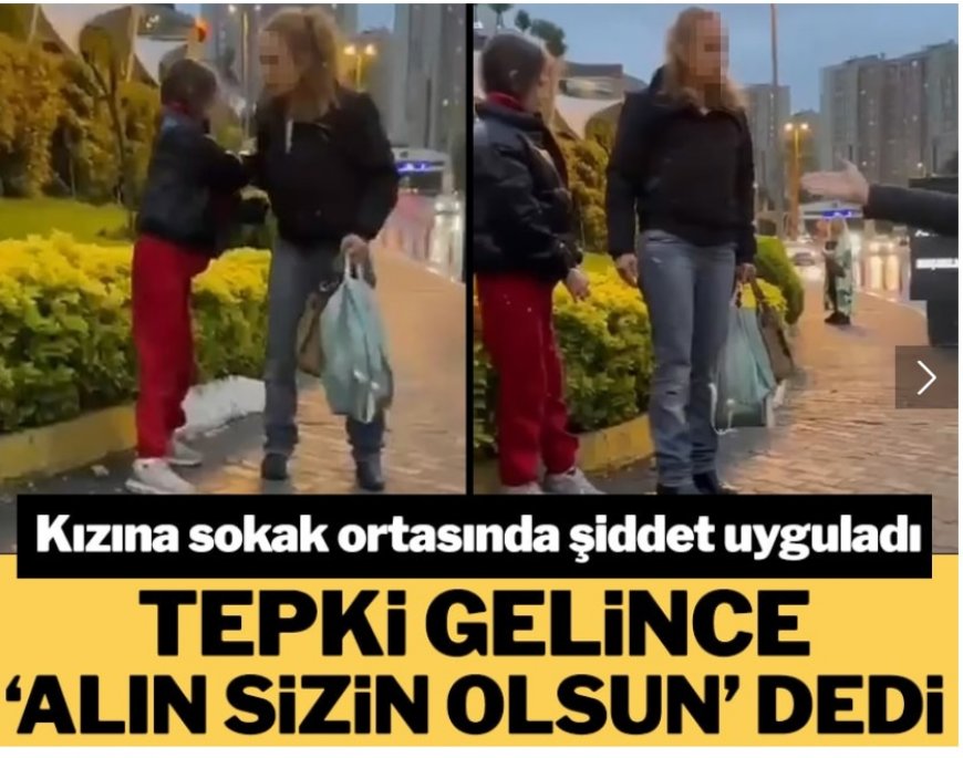 В Стамбуле мать посреди улицы отказалась от дочери