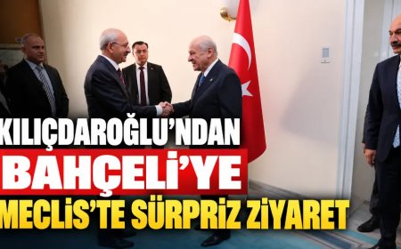 Кылычдароглу нанёс неожиданный визит Бахчели в парламенте