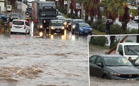 Ливни обрушились на Муглу: дороги в Бодруме и Мармарисе превратились в озёра
