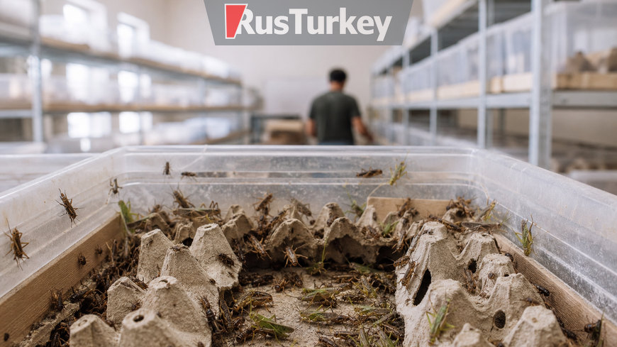 Жительница Антальи открыла ферму по разведению насекомых