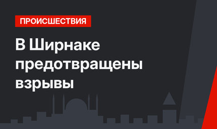 В Ширнаке предотвращены взрывы