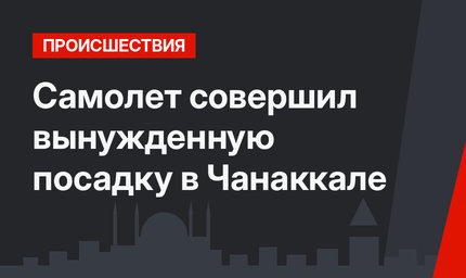  Самолет совершил вынужденную посадку в Чанаккале