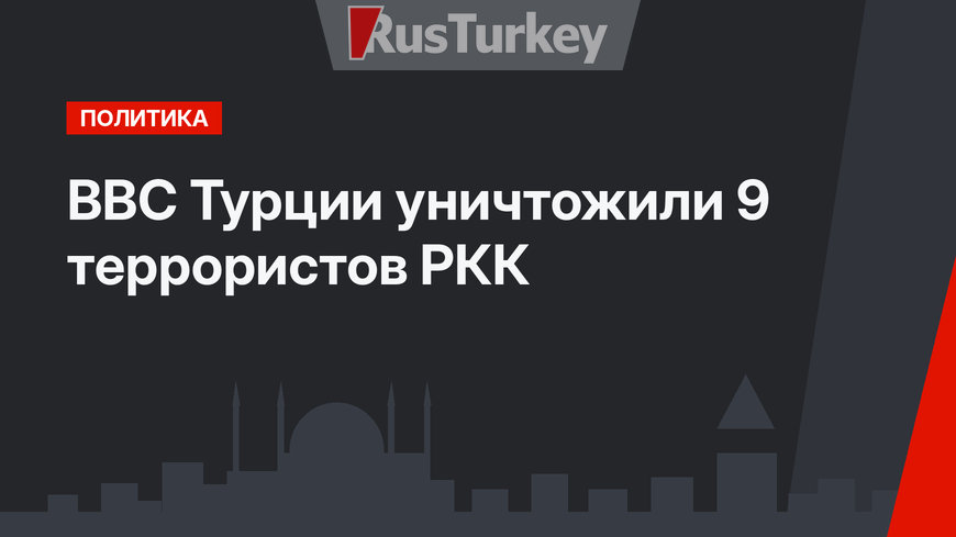ВВС Турции уничтожили 9 террористов РКК
