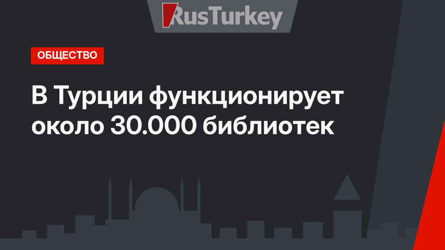 В Турции функционирует около 30.000 библиотек