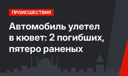 Автомобиль улетел в кювет: 2 погибших, пятеро раненых