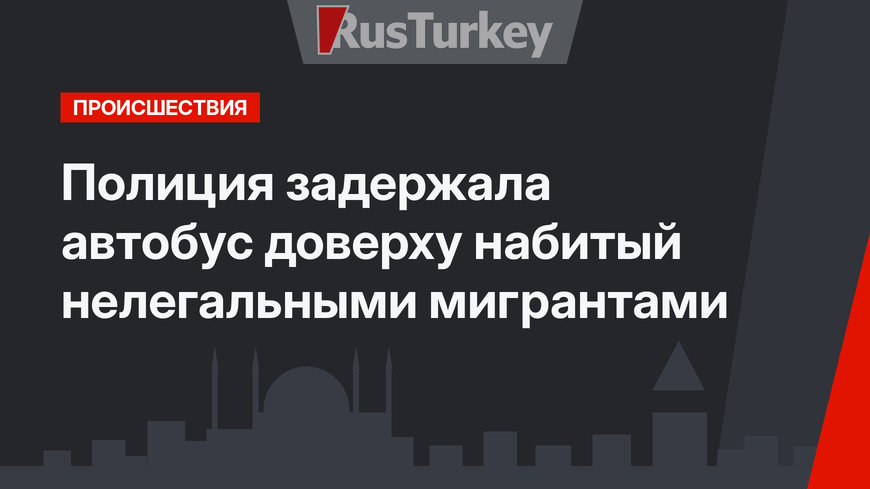 Полиция задержала автобус доверху набитый нелегальными мигрантами