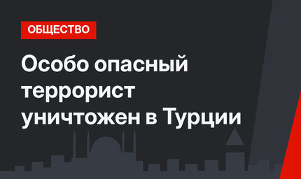 Особо опасный террорист уничтожен в Турции