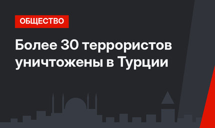 Более 30 террористов уничтожены в Турции