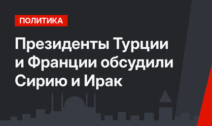 Президенты Турции и Франции обсудили Сирию и Ирак