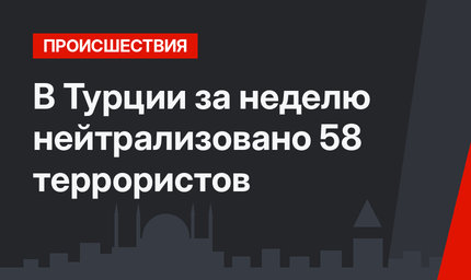 В Турции за неделю нейтрализовано 58 террористов