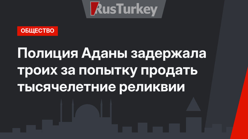 Полиция Аданы задержала троих за попытку продать тысячелетние реликвии