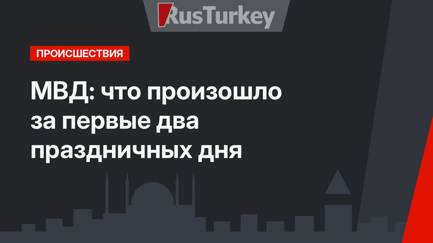 МВД: что произошло за первые два праздничных дня