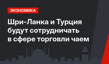 Шри-Ланка и Турция будут сотрудничать в сфере торговли чаем