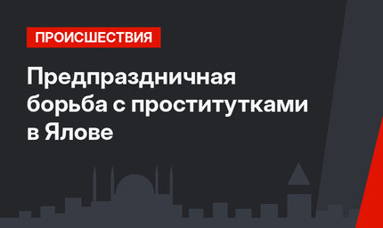 Предпраздничная борьба с проститутками в Ялове