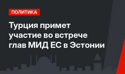 Турция примет участие во встрече глав МИД ЕС в Эстонии
