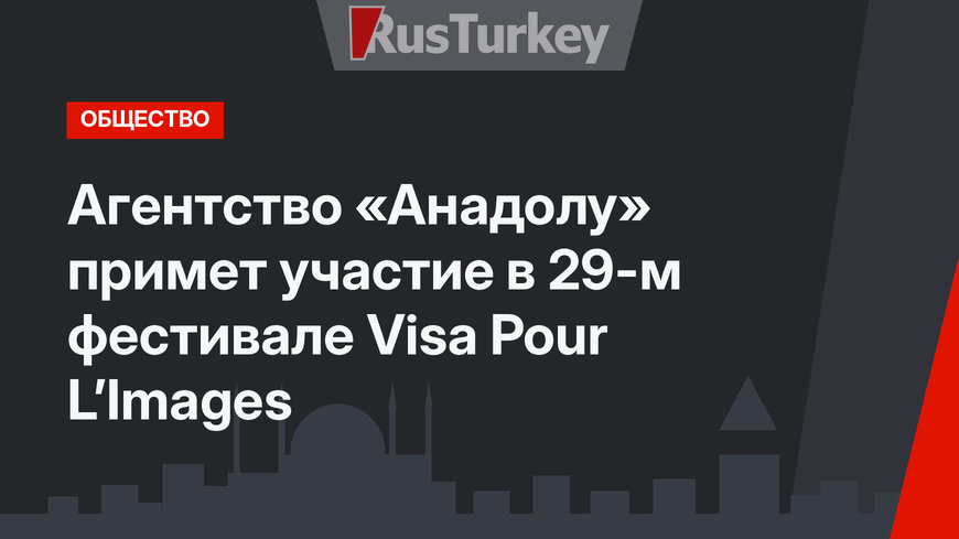 Агентство «Анадолу» примет участие в 29-м фестивале Visa Pour L’Images