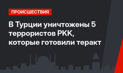 В Турции уничтожены 5 террористов PKK, которые готовили теракт