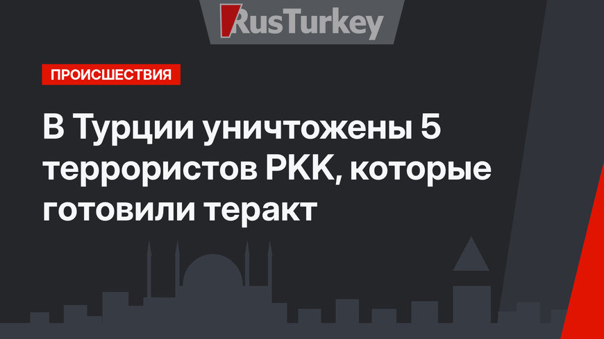 В Турции уничтожены 5 террористов PKK, которые готовили теракт