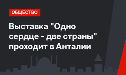 Выставка "Одно сердце - две страны" проходит в Анталии