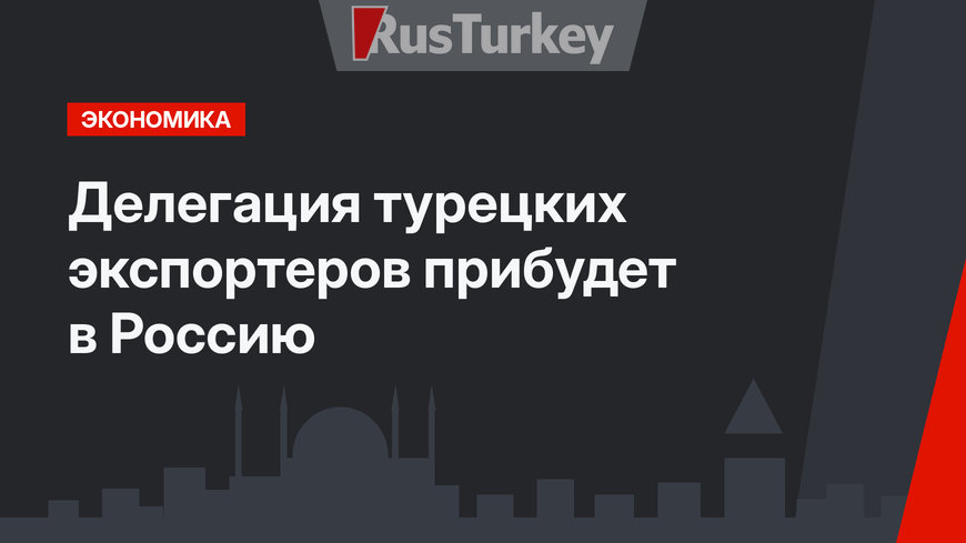Делегация турецких экспортеров прибудет в Россию