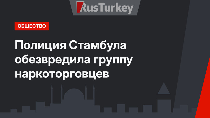 Полиция Стамбула обезвредила группу наркоторговцев