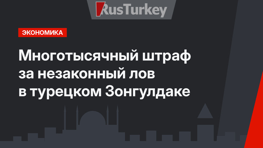 Многотысячный штраф за незаконный лов в турецком Зонгулдаке
