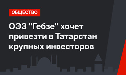 ОЭЗ "Гебзе" хочет привезти в Татарстан крупных инвесторов  