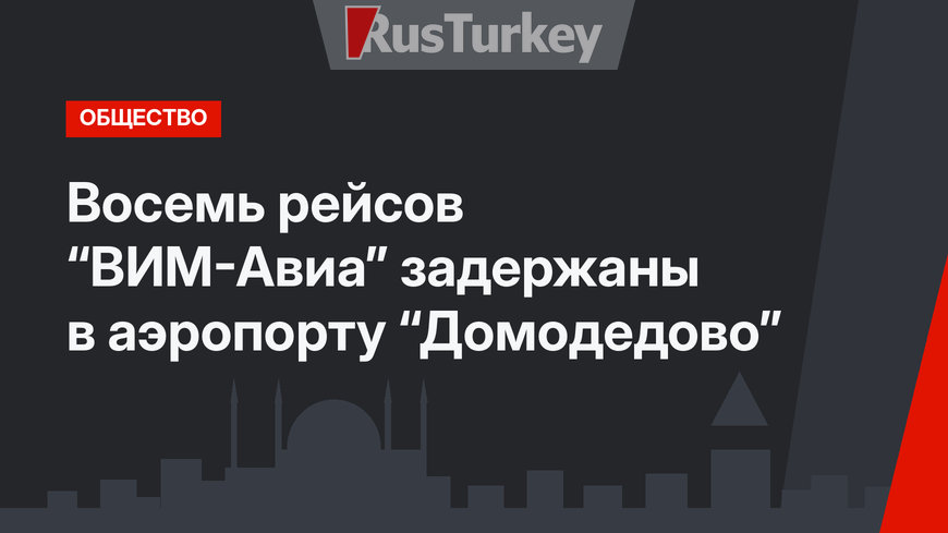 Восемь рейсов “ВИМ-Авиа” задержаны в аэропорту “Домодедово”
