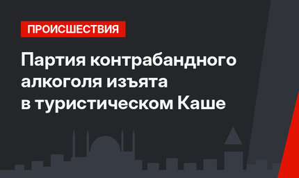 Партия контрабандного алкоголя изъята в туристическом Каше