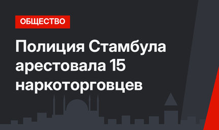 Полиция Стамбула арестовала 15 наркоторговцев 