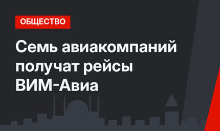 Семь авиакомпаний получат рейсы ВИМ-Авиа