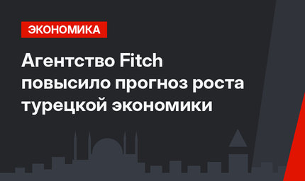 Агентство Fitch повысило прогноз роста турецкой экономики 