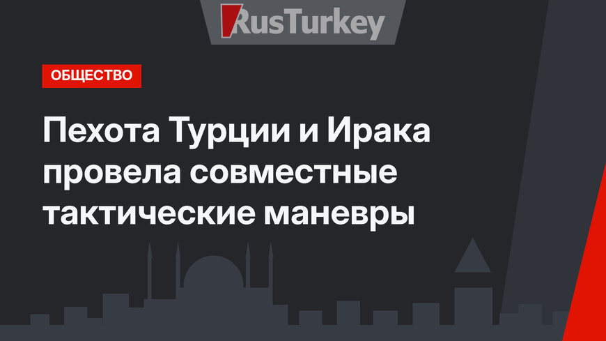 Пехота Турции и Ирака провела совместные тактические маневры