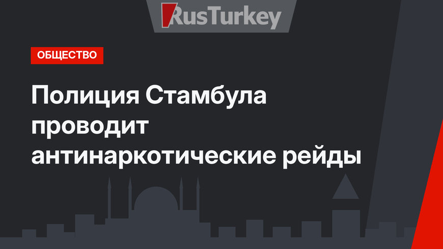 Полиция Стамбула проводит антинаркотические рейды