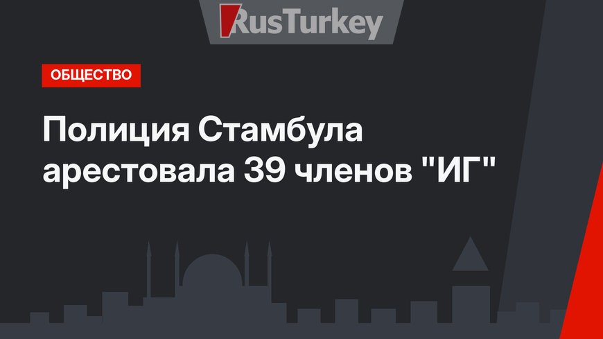 Полиция Стамбула арестовала 39 членов "ИГ"